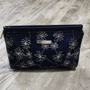 GIVENCHY Ladies Pouch Nylon Embroidered Floral Makeup Bag